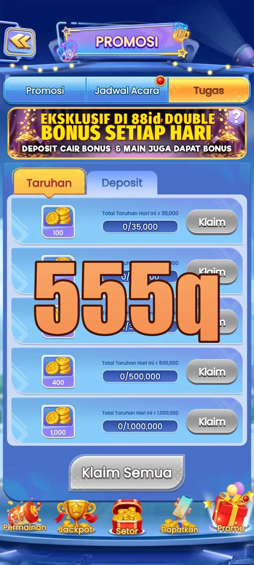 555q Tangkapan Layar - APK Resmi